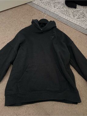 Gymshark women’s Black Pullover Hoodie with Subtle Logo
